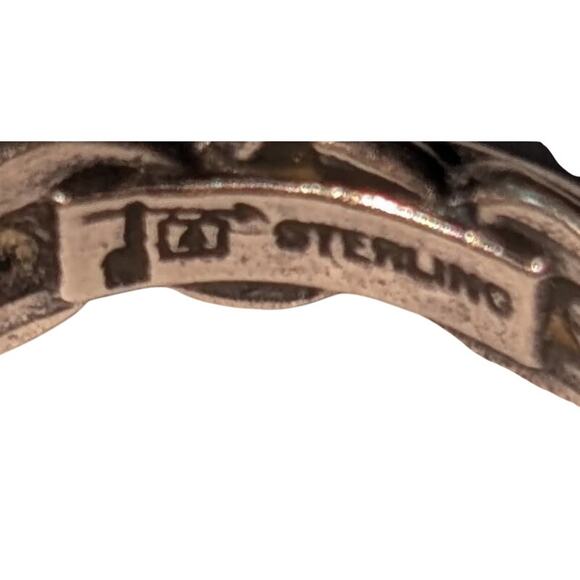 Vintage Bell Trading Post Sterling Silver Braided Rope Woven Band Ring Size 5.75 - Picture 4 of 4